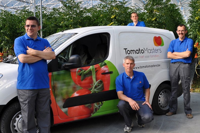 Herman Dirk Johan en Tom Vlaemynck Tomato Masters Dag Van De Landbouw